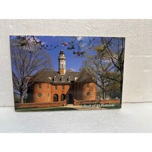 Colonial Williamsburg Postcard Book 33 Cards 2007 Virginia History Souvenir PCB6